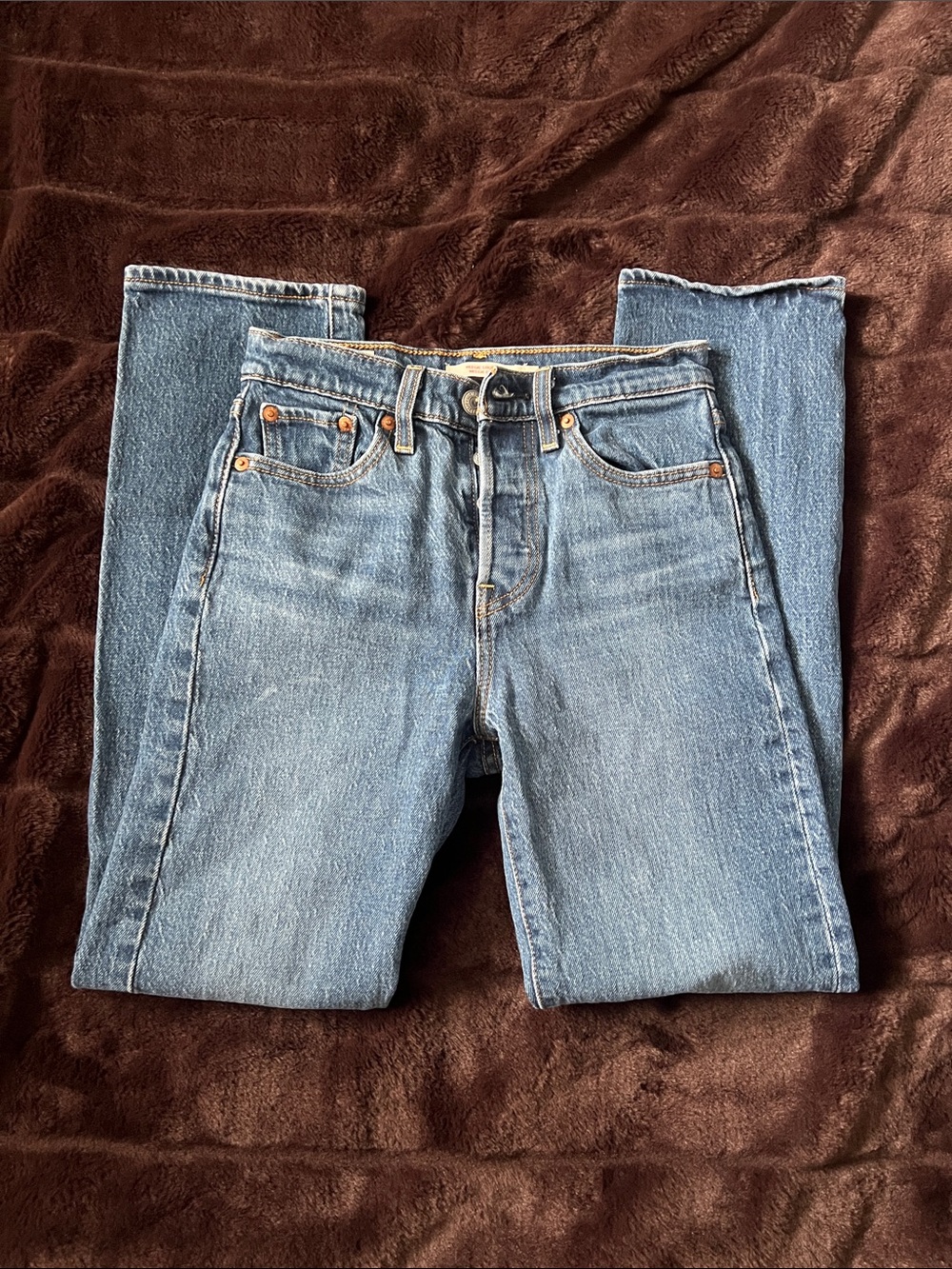 Levis Wedgie Straight Leg Womens